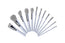 "BEBELLA COSMETICS "THE FAVES" 12PC BRUSH SET"