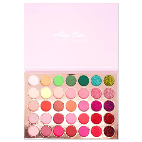 ALICE AND JANE EYESHADOWS PALETTE " STRAWBERRY FIELD"