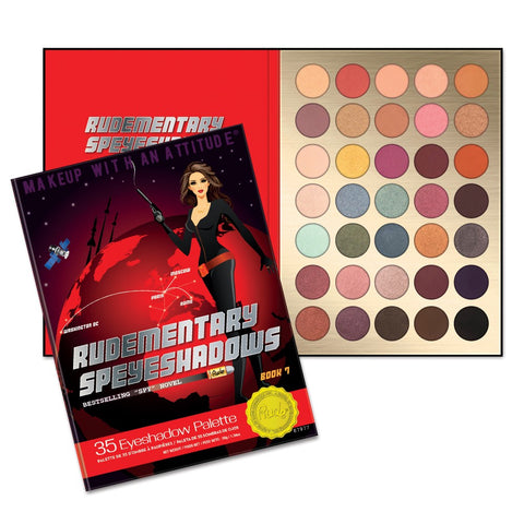 RUDE 35 EYESHADOWS PALETTE "RUDEMENTARY SPEYESHADOWS - BOOK 7"