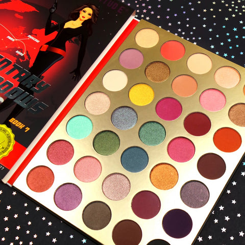 RUDE 35 EYESHADOWS PALETTE "RUDEMENTARY SPEYESHADOWS - BOOK 7"