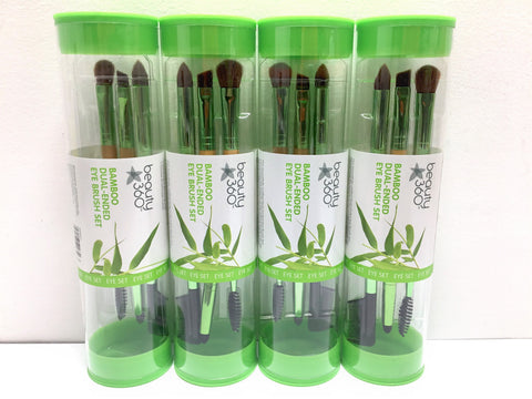 BEAUTY 360 BAMBOO DUAL-ENDED EYE BRUSH SET