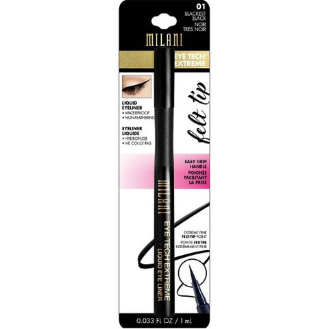 MILANI "EYE TECH EXTREME LIQUID EYELINER"- Black