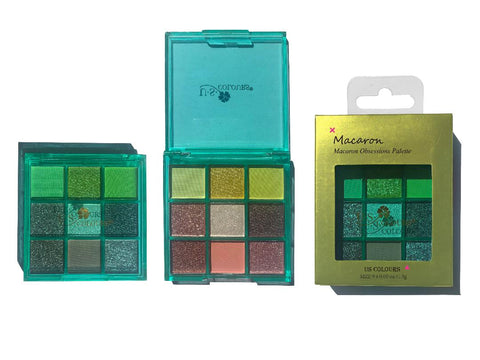 U.S COLOURS EYESHADOWS PALETTE - MACARON GREEN