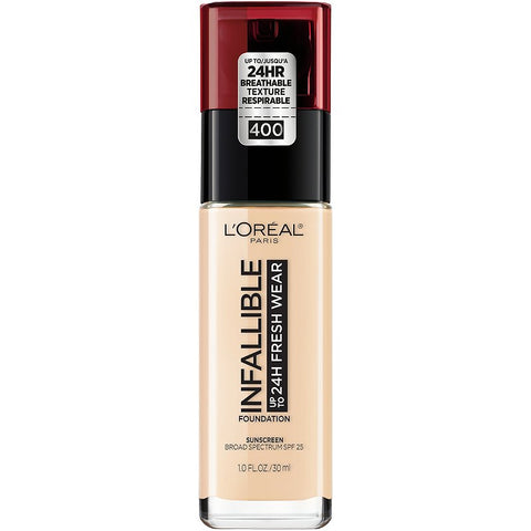 INFALLIBLE 24 HOUR FRESH WEAR FOUNDATIONS, LIGHTWEIGHT