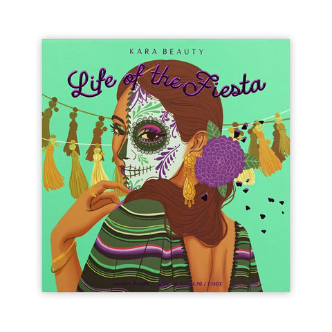 KARA BEAUTY EYESHADOWS PALETTE "LIFE OF THE FIESTA"