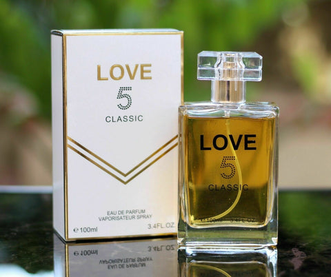 1023-1-3 "LOVE 5 WOMEN FRAGRANCES"