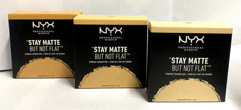 NYX STAY MATTE BUT NOT FLAT ASSORTED POWDER FOUNDATION