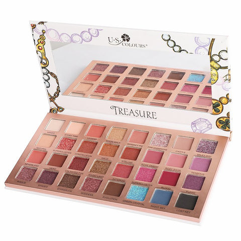 U.S. COLOURS EYESHADOW PALETTE "TREASURE"