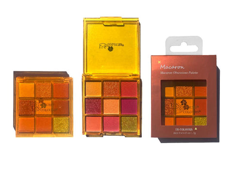 U.S COLOURS EYESHADOWS PALETTE - MACARON ORANGE